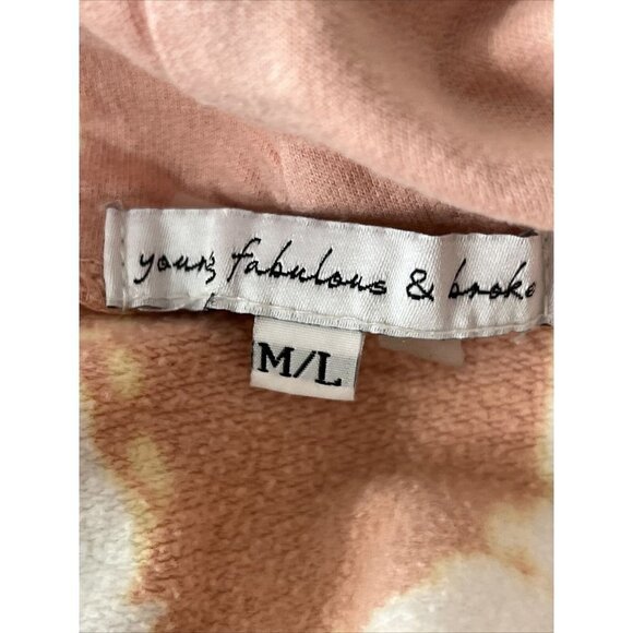 Young Fabulous & Broke Seaswee Geod "RAISSA" Tie Dye Hoodie Sweatshirt Size M/L - Picture 8 of 9